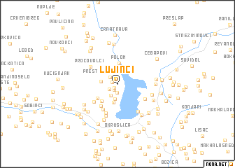 map of Lujinci