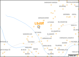 map of Lūjūr