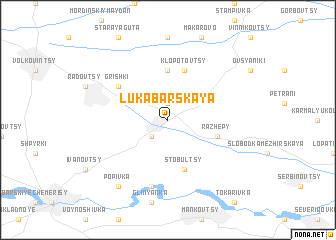 map of Luka-Barskaya