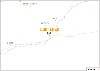 map of Lukachëk