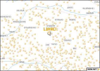 map of Lukači