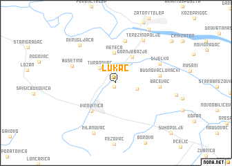 map of Lukač