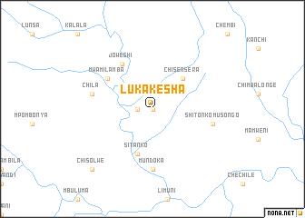 map of Lukakesha