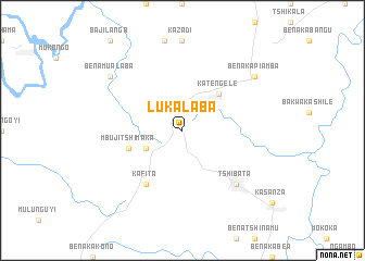 map of Lukalaba