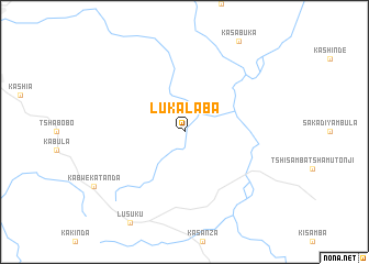 map of Lukalaba