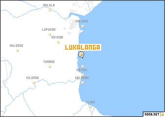 map of Lukalanga