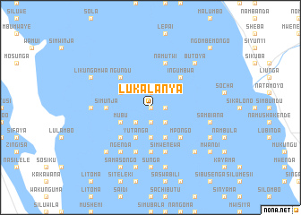 map of Lukalanya