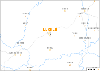 map of Lukala
