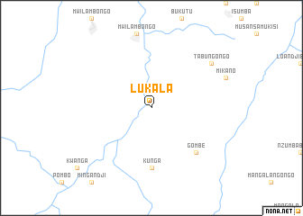 map of Lukala