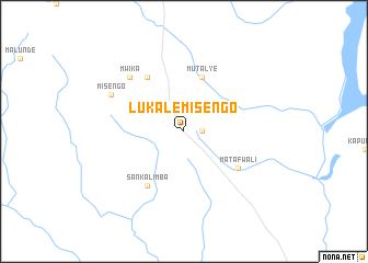 map of Lukale Misengo