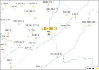 map of Lukamai