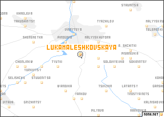 map of Luka Maleshkovskaya
