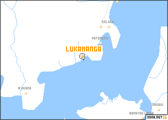 map of Lukamanga