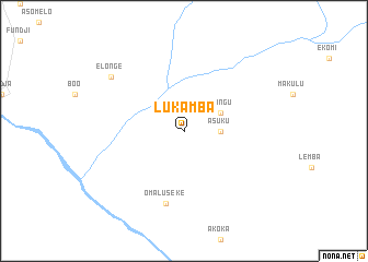 map of Lukamba