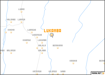 map of Lukamba