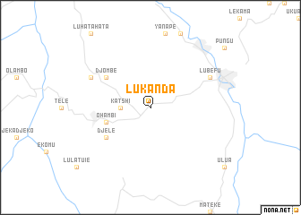 map of Lukanda