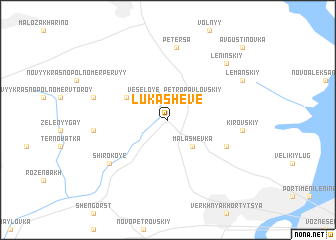 map of Lukasheve