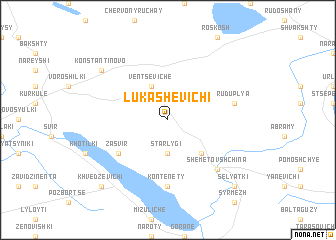 map of Lukashevichi
