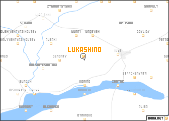 map of Lukashino