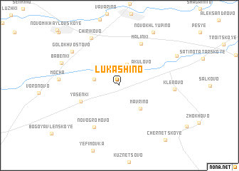 map of Lukashino