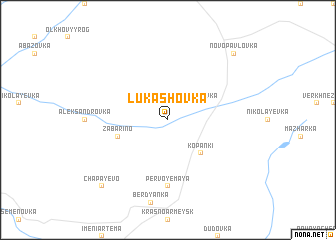 map of Lukashovka