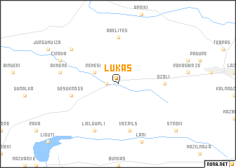 map of Lukas