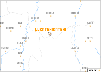 map of Lukatshikatshi