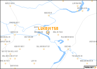 map of Lukavitsa