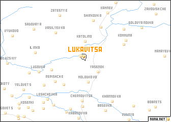 map of Lukavitsa