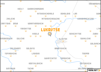 map of Lukavtse