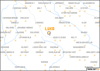 map of Łuka