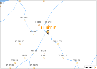 map of Lukenie