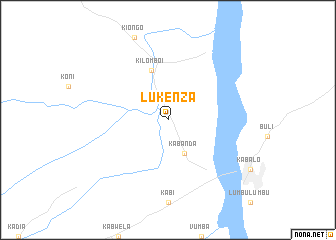 map of Lukenza
