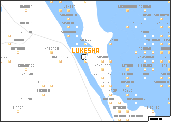 map of Lukesha