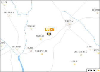 map of Luke