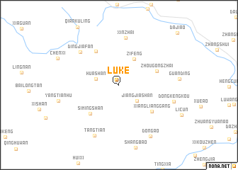 map of Luke