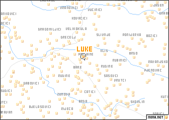 map of Luke