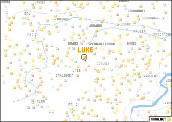 map of Luke