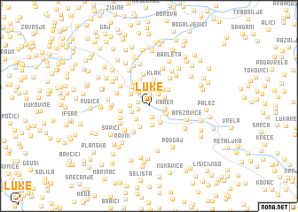 map of Luke