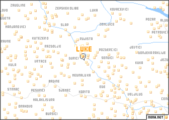 map of Luke