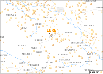 map of (( Luke ))