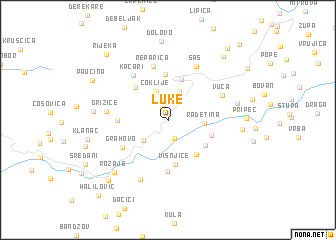 map of Luke