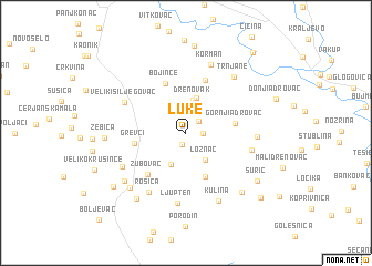 map of Luke