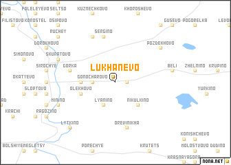 map of Lukhanevo