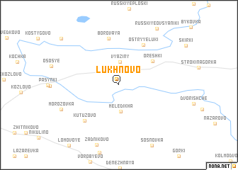 map of Lukhnovo