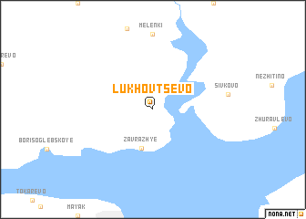 map of Lukhovtsevo