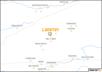 map of Lukhtuy