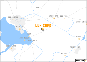 map of Lukićevo