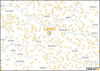 map of Lukići