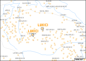 map of Lukići